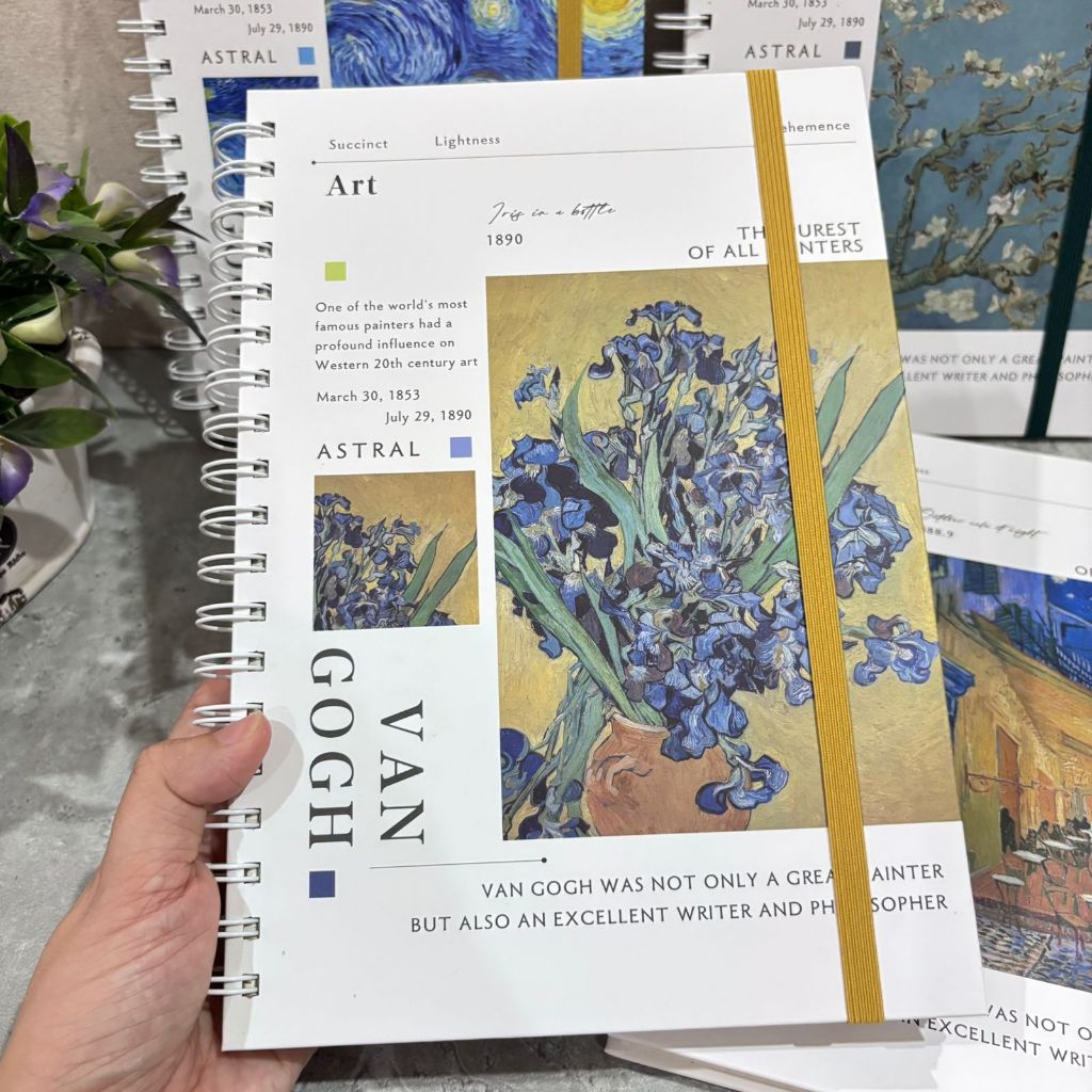 

B5 VAN GOUGH GRID BOOK BUKU KOTAK2 VAN GOUGH BUKU CATATAN GRID