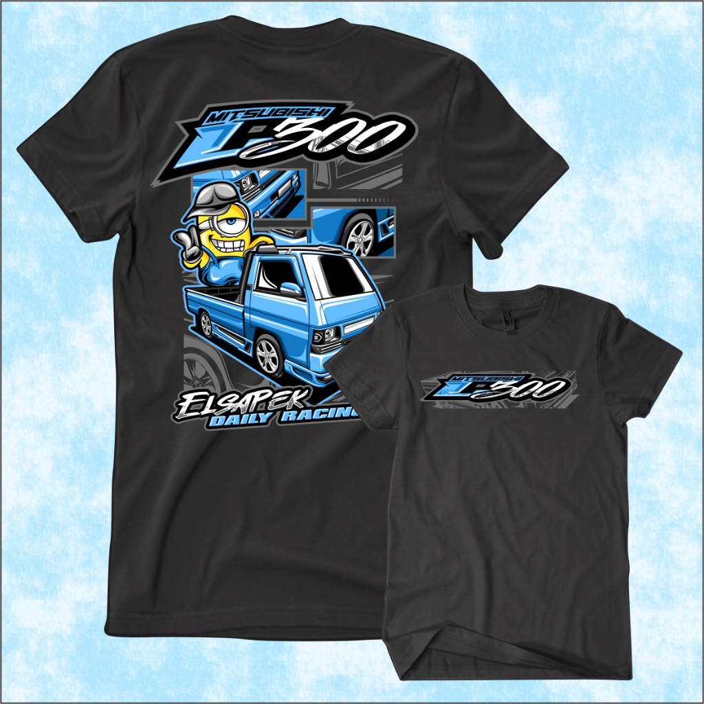 KAOS L 300 PICKUP MODIFIKASI COMBED 24S