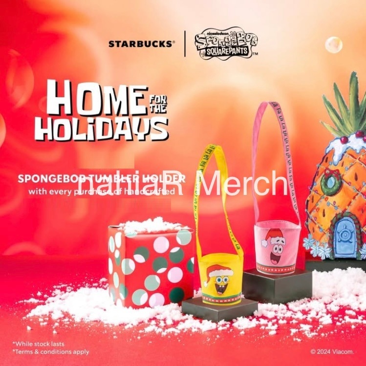 SpongeBob SquarePants x Starbucks Official Tumbler Holder