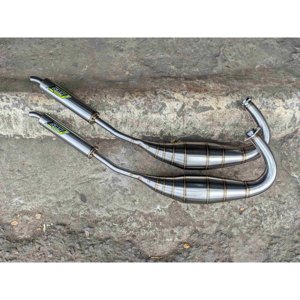 Knalpot Ninja RR SMR Stainless - Leher Plepet