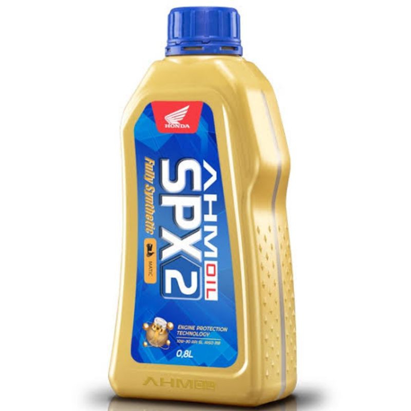 Oli Motor Matic Oli SPX 2 AHM Matic 0,8L 800ml ID Barcode Kemasan Baru
