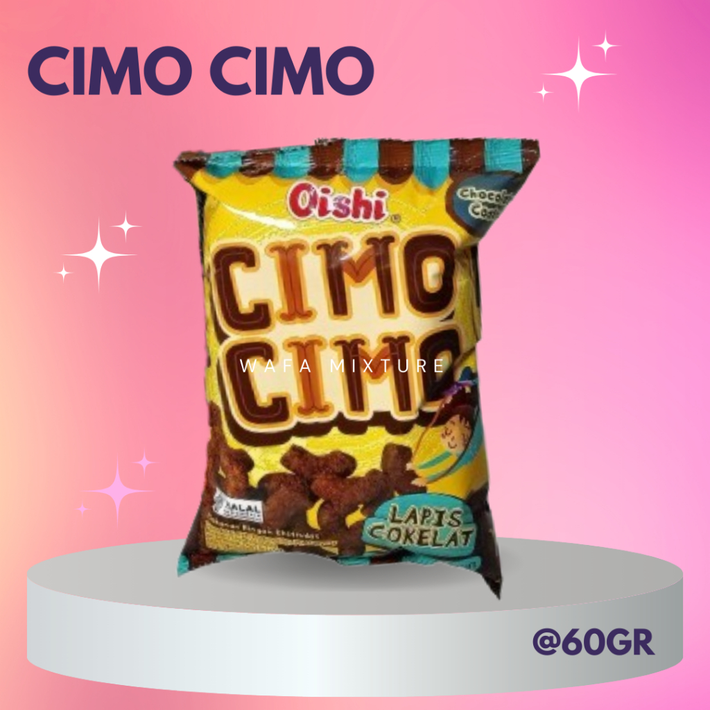 

Oishi CIMO CIMO lapis coklat 60GR teman nongkrong