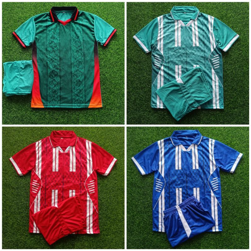 JERSEY PRINTING STELAN JERSEY FUTSAL JERSEY BOLA POLOS NON APPAREL MOTIF GARIS GARIS TOSKA ORANGE ME