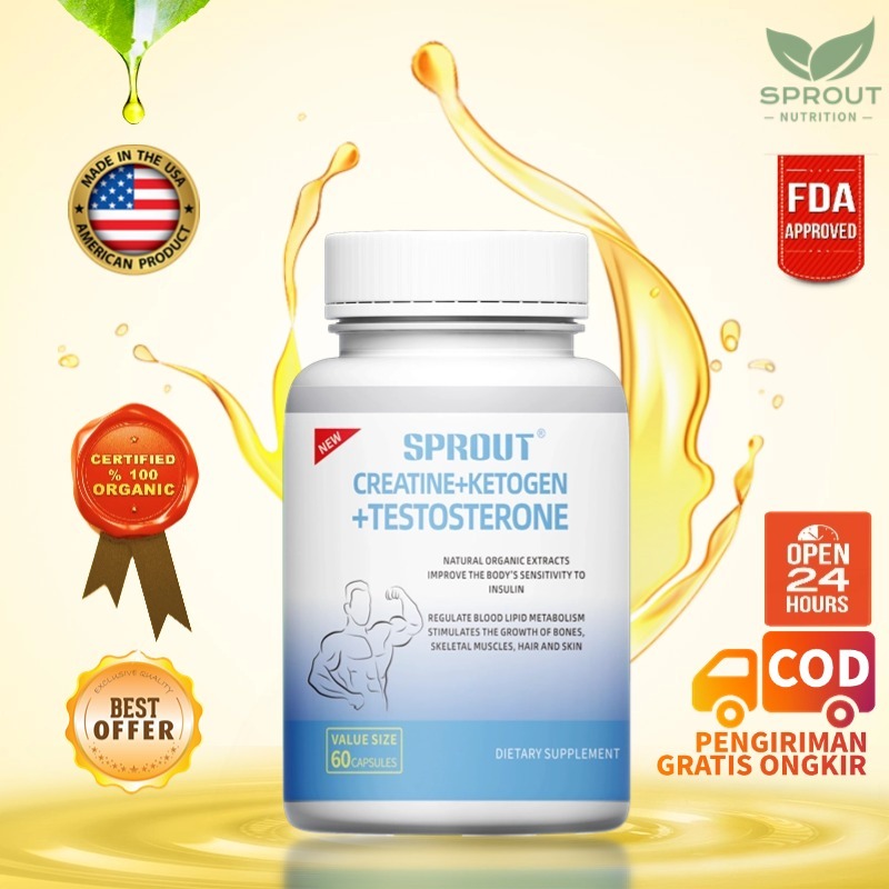 Suplemen Creatine dan Testosteron Kebugaran Otot