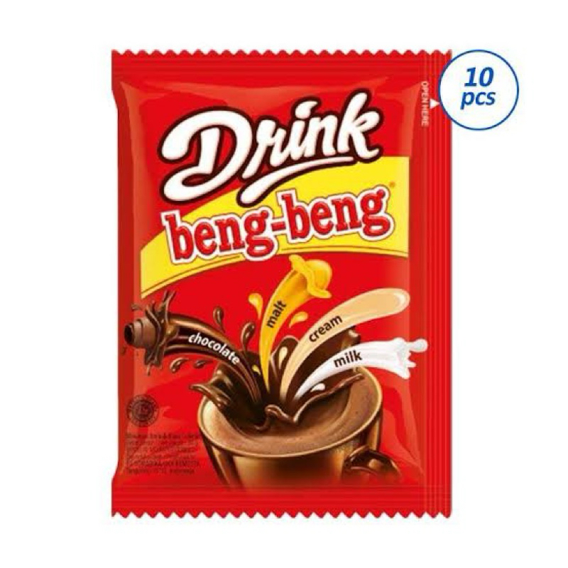 

DRINK BENG BENG Coklat Sachet 1 renceng isi 10 pcs @ 30gr