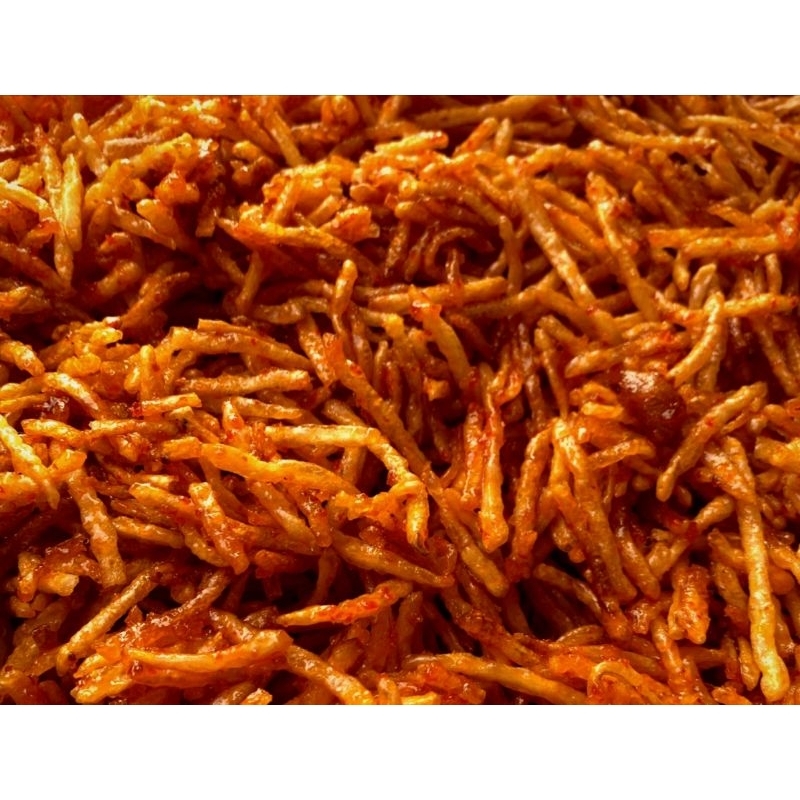 

Kentang Mustofa Crispy pedas manis kentang goreng