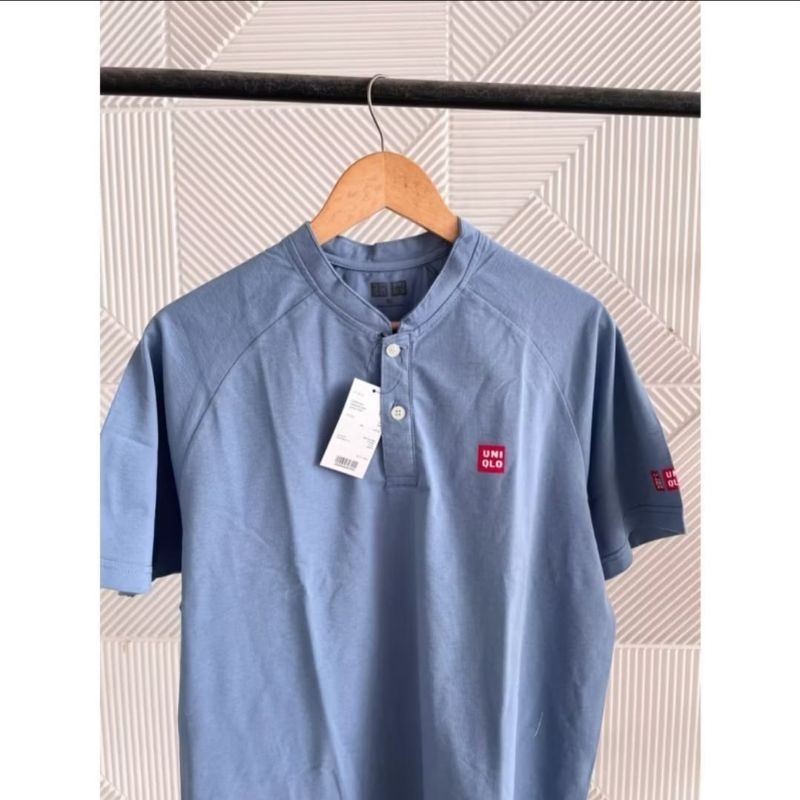 Kaos dewasa lengan pendek kerah shanghai/kerah koko katun SHUNQ