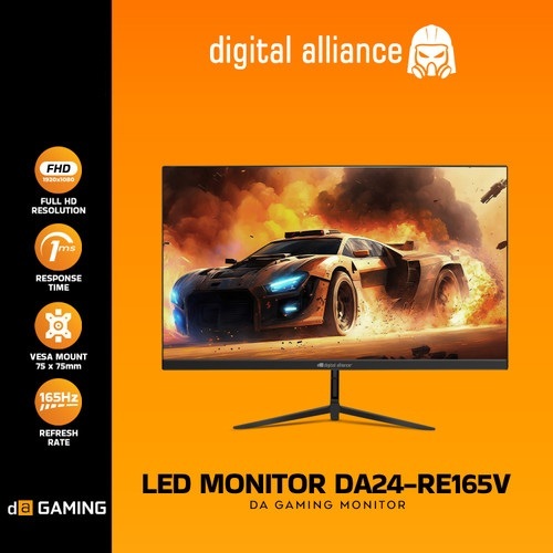 LED Monitor 24" Digital Alliance DA24-RE165V FHD IPS 165Hz 24 Inch 99% sRGB