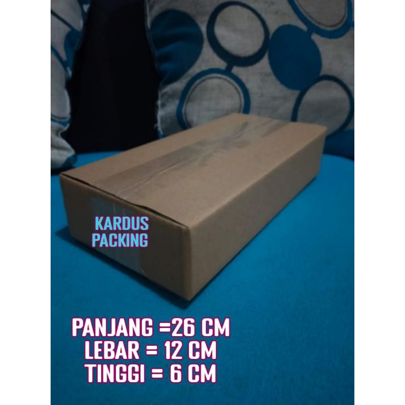 

kardus packing UK 26x12'5x6 kardus polos kardus kecil