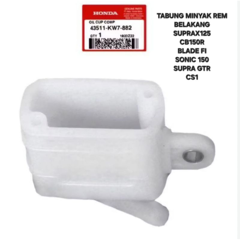 TABUNG MINYAK REM BELAKANG CB150R CB 150 R SONIC CS1 SUPRA GTR 150 ORIGINAL
