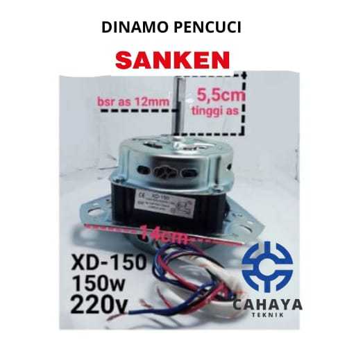 Dinamo PENCUCI mesin cuci 2tabung SANKEN