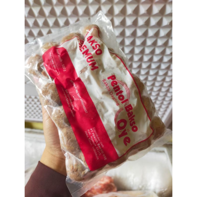 

bakso premium pentol oye 500gr rasa seperti bakso solo