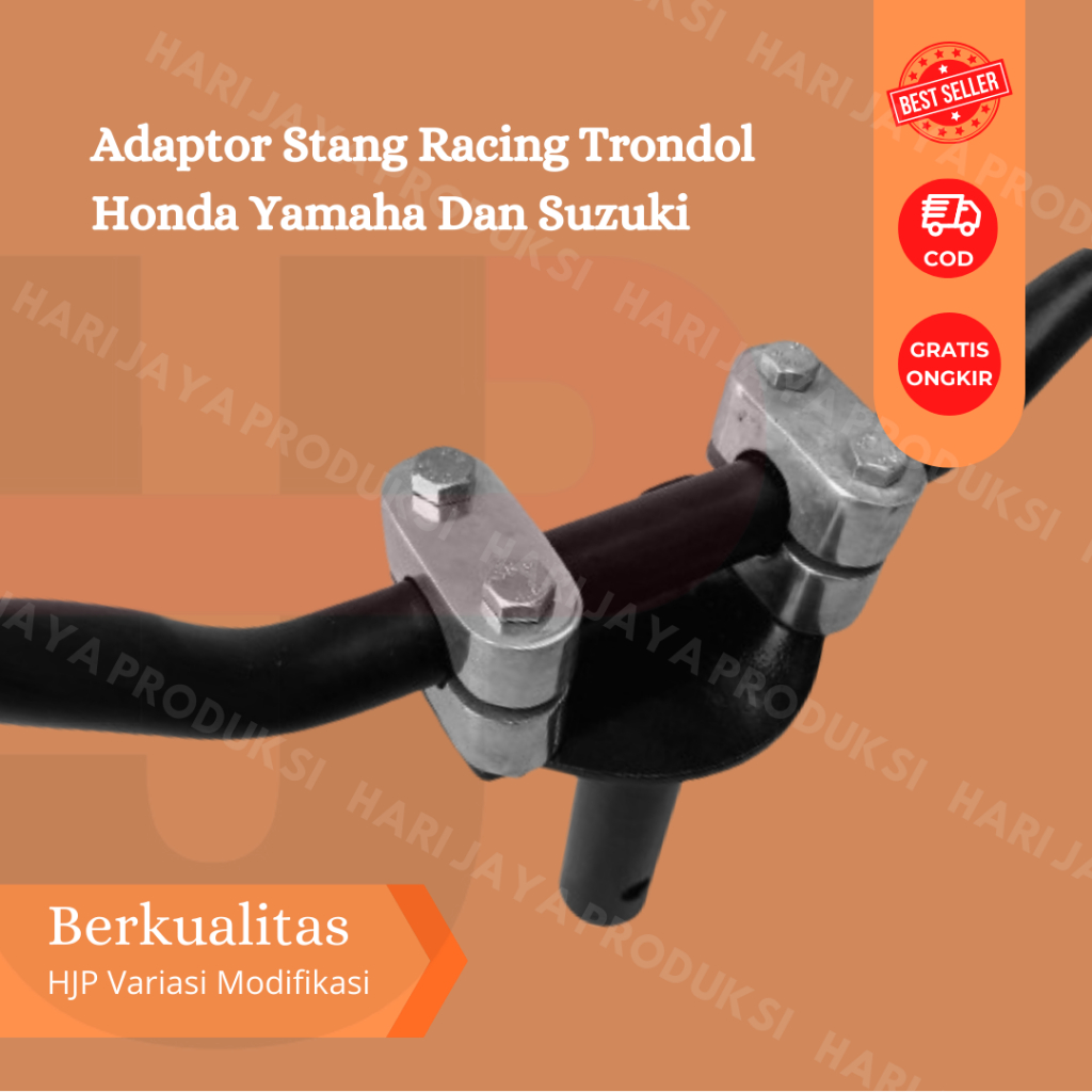 Paket Adaptor Trondol Stang Racing Dudukan Matic Bebek Universal Honda Yamaha Dan Suzuki Satu Set St