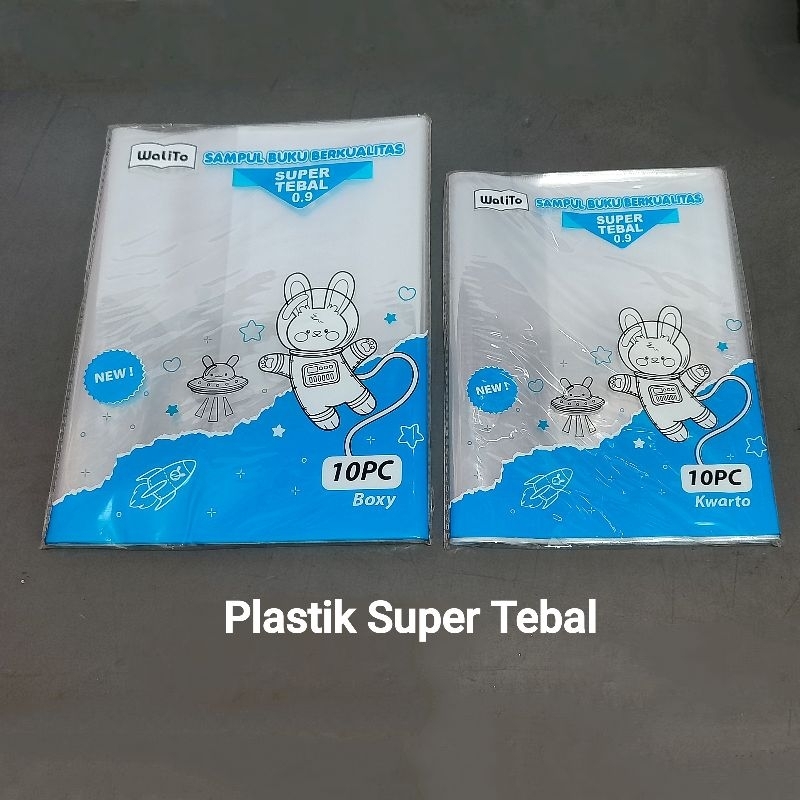 

1 Pak Sampul Buku Plastik Isi 10 Lembar WALITO