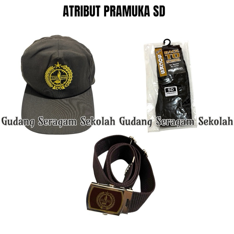 Atribut Aksesoris Perlengkapan Seragam Sekolah PRAMUKA SD SMP