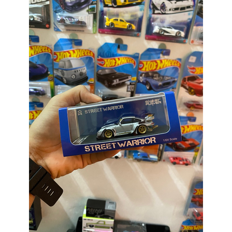 Street Warrior x Ghost Player Porsche RWB Silver Limited Edition | Street Warior