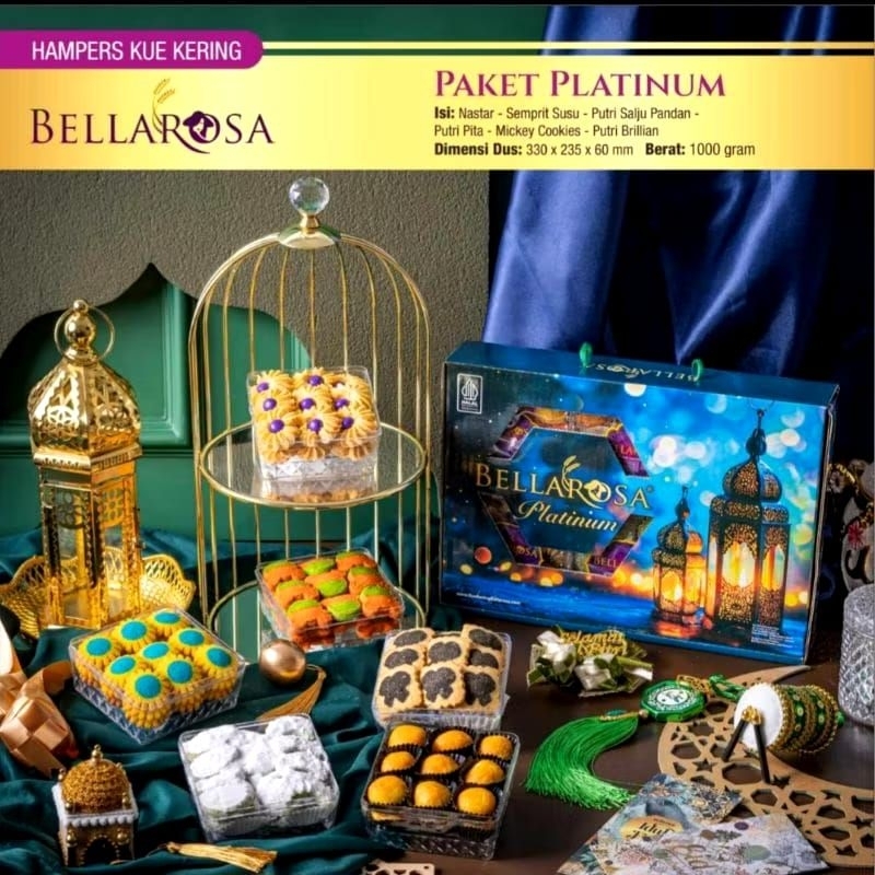 

BELLAROSA PAKET PLATINUM KUE LEBARAN BELLAROSA / PAKET KUE KERING