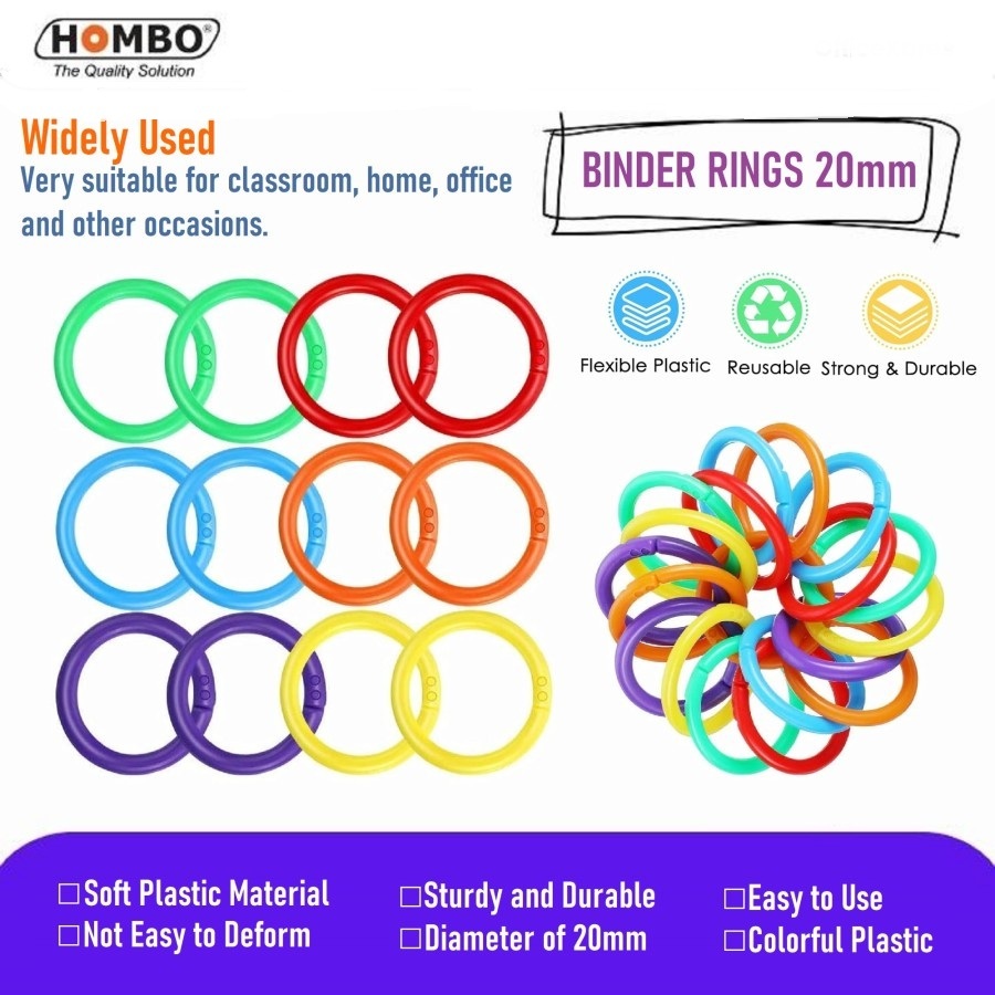 

[10pcs] Hombo Binding O Ring 20mm