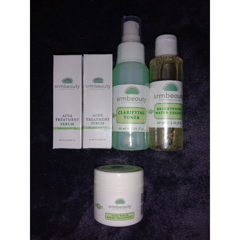 (DAPET 5 ITEM) Srm Beauty Skincare Serum Toner Night Cream - WAJIB BACA DESKRIPSI 