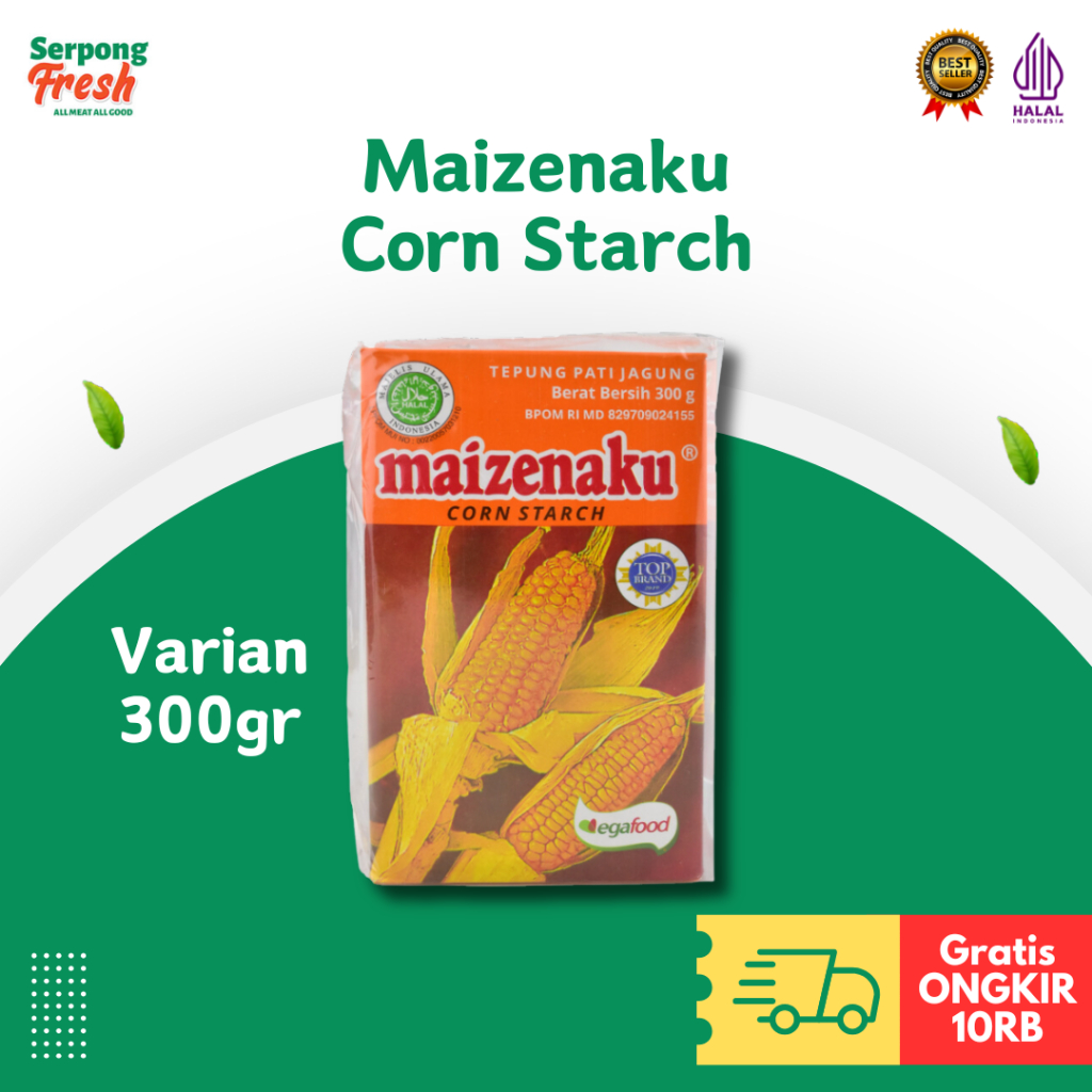 

Maizenaku Tepung Pati Jagung 300 gr Corn Starch