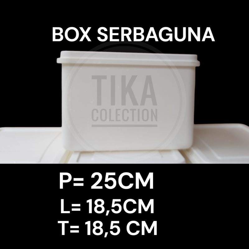 box serbaguna plastik wadah estetik penyimpanan