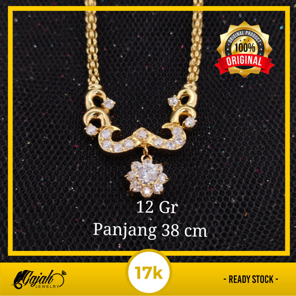 Kalung Emas 17K - Toko Emas Gajah Online - 12 Gr - 7240
