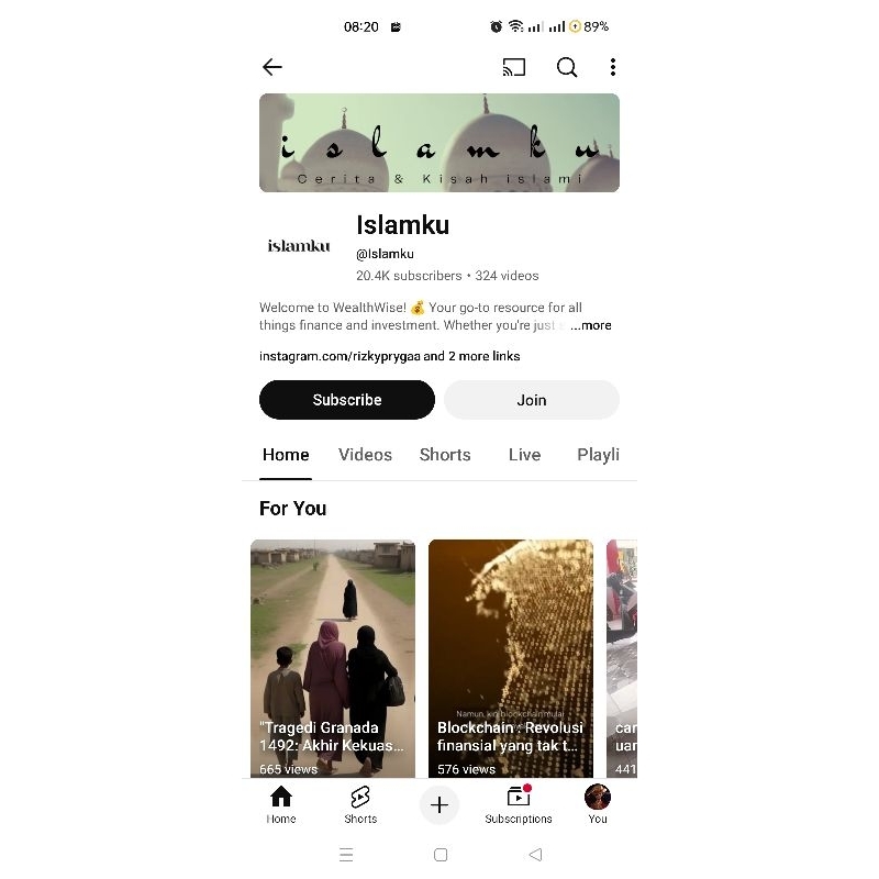 akun digital monetisasi 20k subs