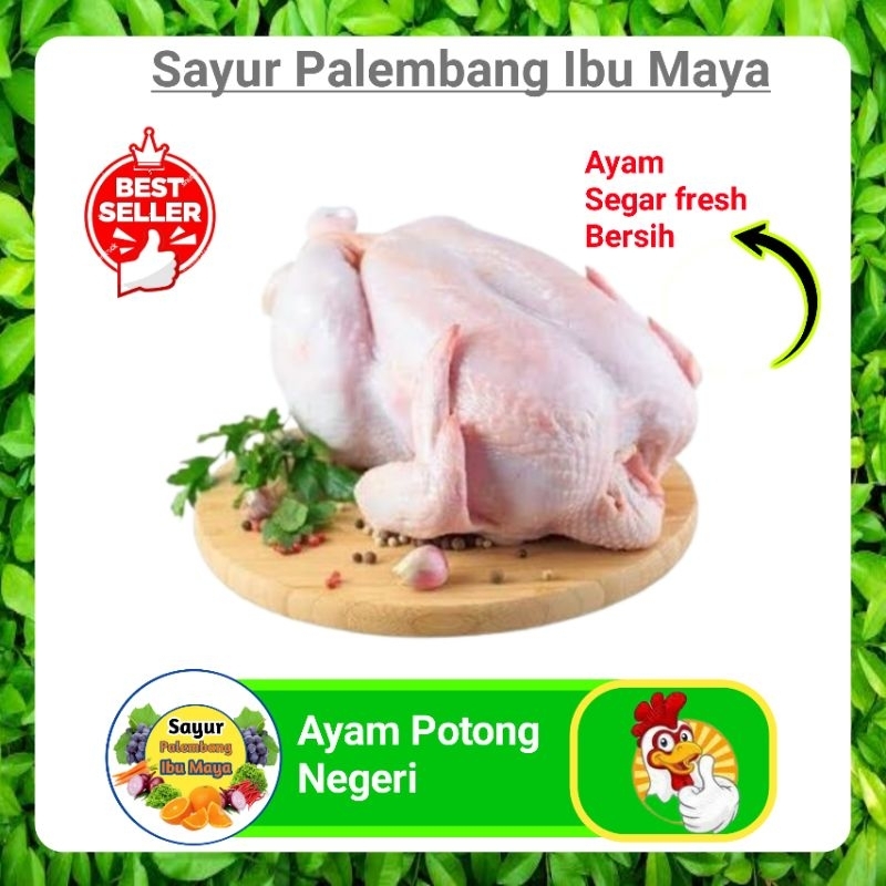 

Ayam Potong Dada Fillet Paha Sayap Ceker Negeri Fresh - Sayur Daging Segar Palembang Ibu Maya