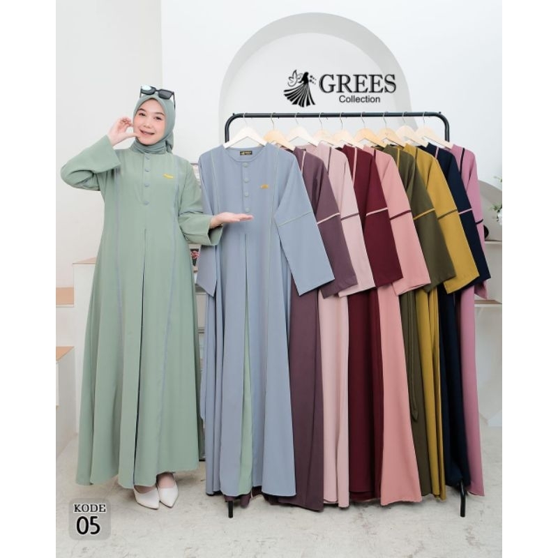 SABRINA DRESS TERBARU BY GREES COLLECTION DRESS BAHAN MATT SABRINA PREMIUM DRESS KONDANGAN Best Sell