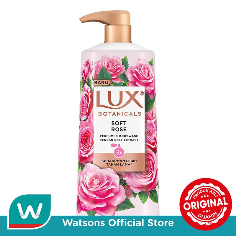 Lux Botanicals Sabun Mandi Cair Soft Rose 580ml