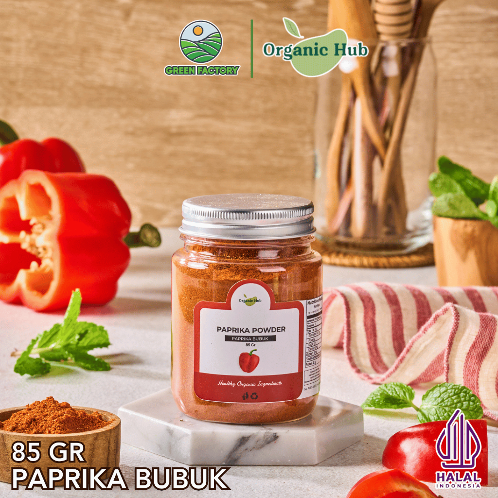 

Organic Hub Paprika Bubuk 100% Asli Rempah Nusantara Papprika Powder Bumbu Masak Dapur Premium 85 gr