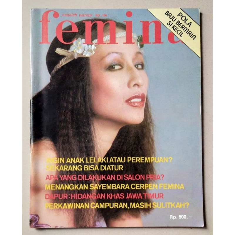 Majalah Femina lama no 136 / 20 Juni 1978 : Cover Linda Chan - Affandi - Mochtar Lubis - Agatha Chri