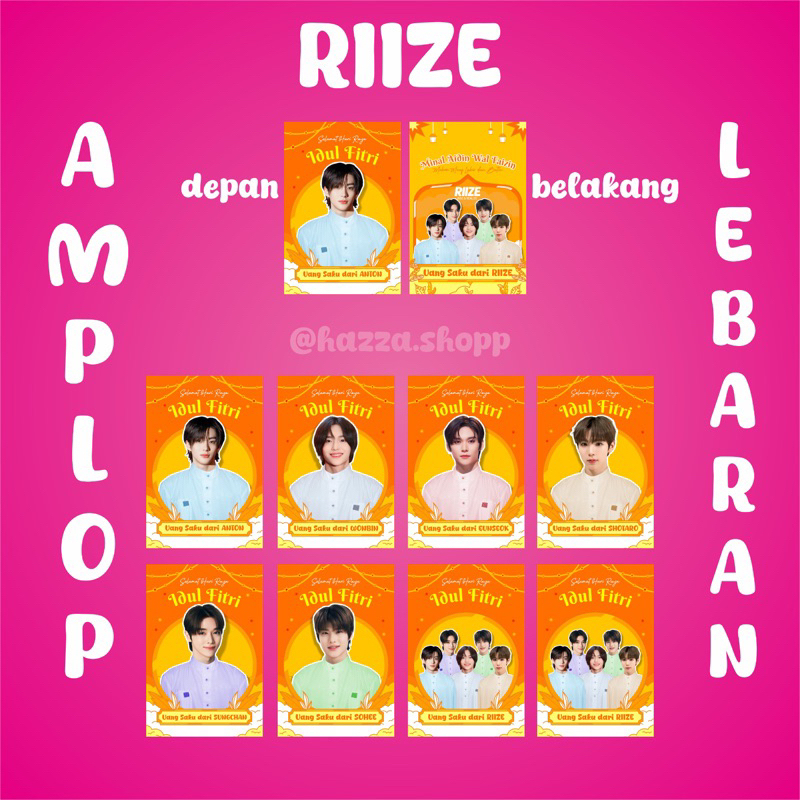 

Amplop Lebaran Idul Fitri Tema Riize