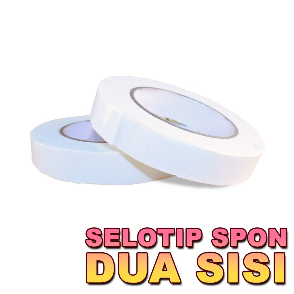 

Double Tape Spons Dua Sisi Putih Perekat Kuat Double Tape Foam Serbaguna Terbaru LD-28