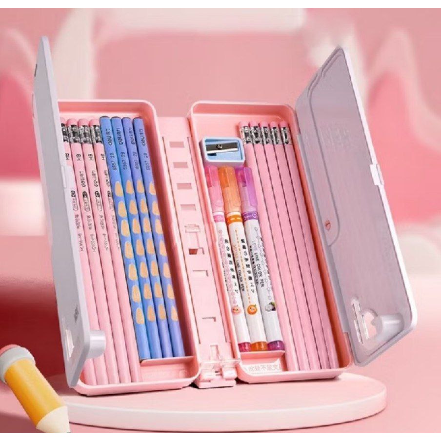 

pent holder book 3 in 1 / pen holder book case 3 in 1 / kotalk pensil 3 in 1 plz