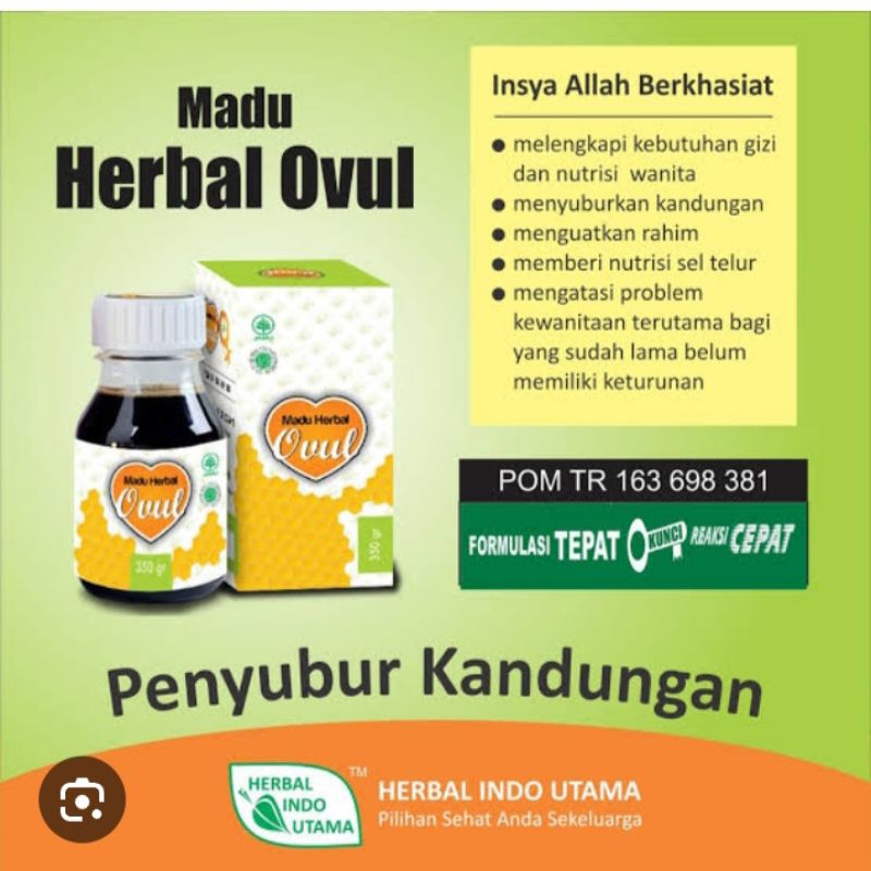 

Madu Herbal Ovul 350gr