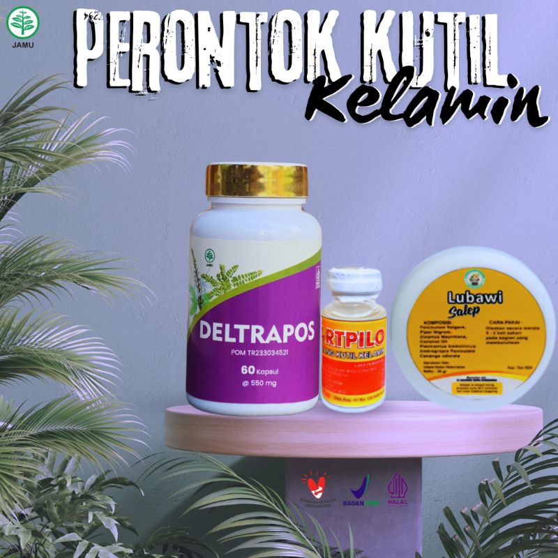 [Paket Hemat] Perontok Kutil Kelamin Ampuh - Kutil Anus - Kutil Selangkangan [DELTRAPOS - WARTPILO -