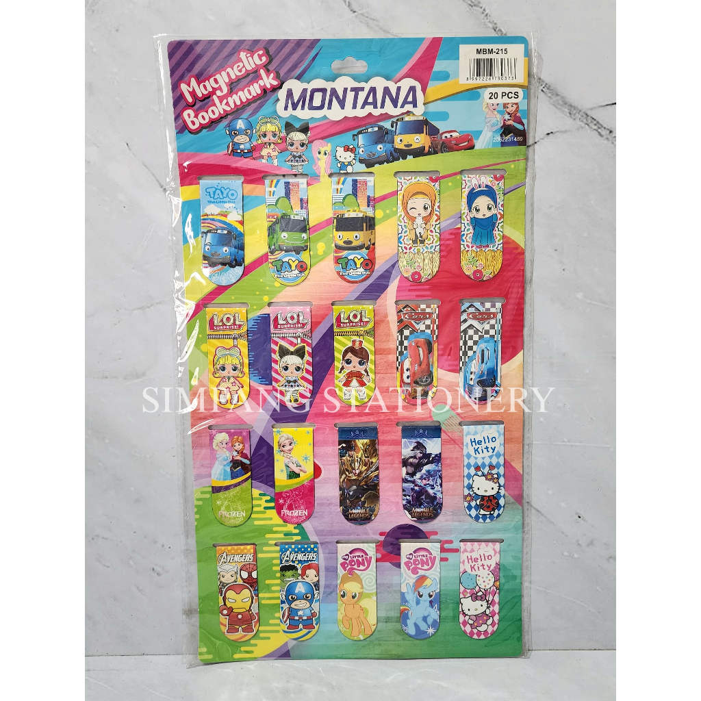 

Montana Magnetic Bookmark isi 20 / set