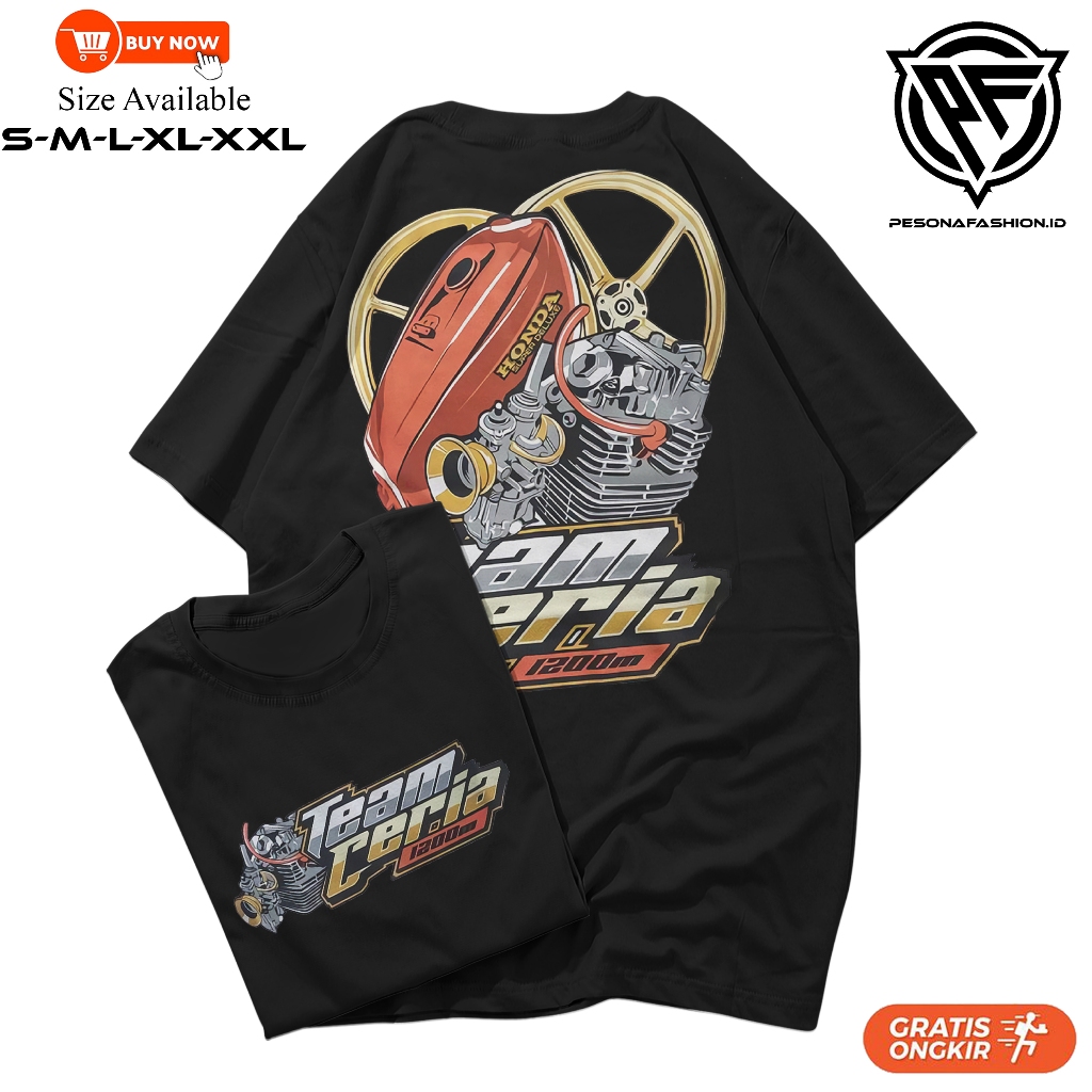 Kaos Team Ceria ORIGINAL  KAOS HEREX PRIA DAN WANITA