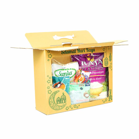 

kardus parsel paket sembako lebaran kotak packing oleh oleh idul fitri box+handel 50x15x38 cm per 5 pcs