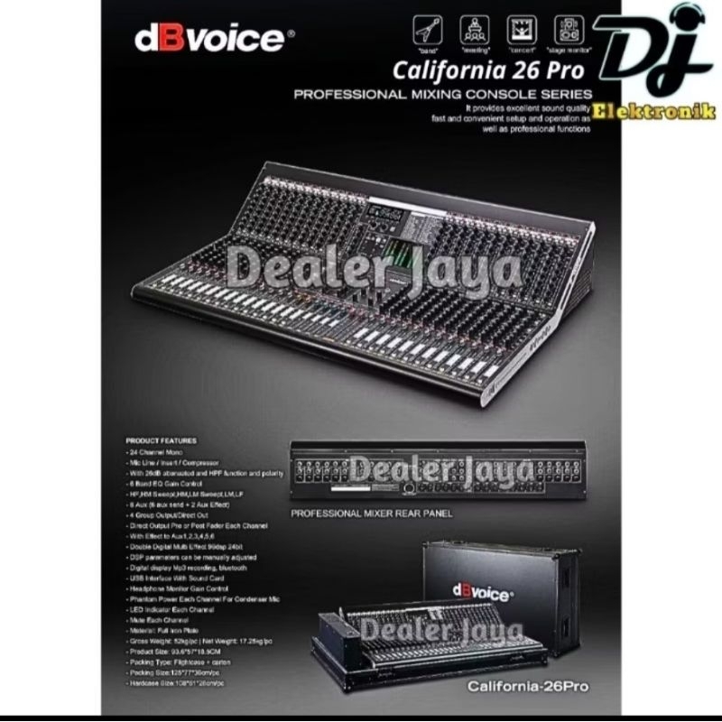 Mixer Db Voice CALIFORNIA 26 PRO