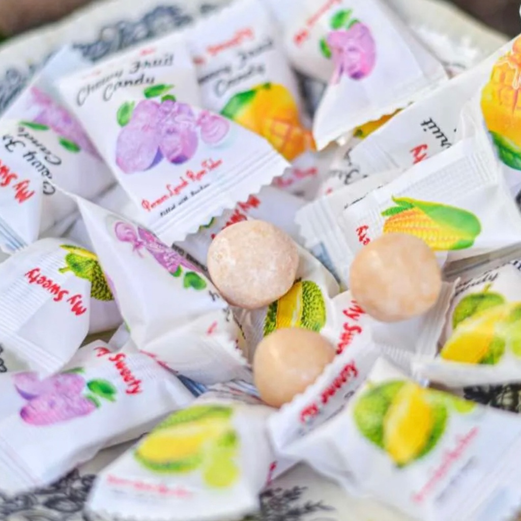 

Permen Susu Lunak Aneka Rasa Buah 100PCS/360G MYSWEETY