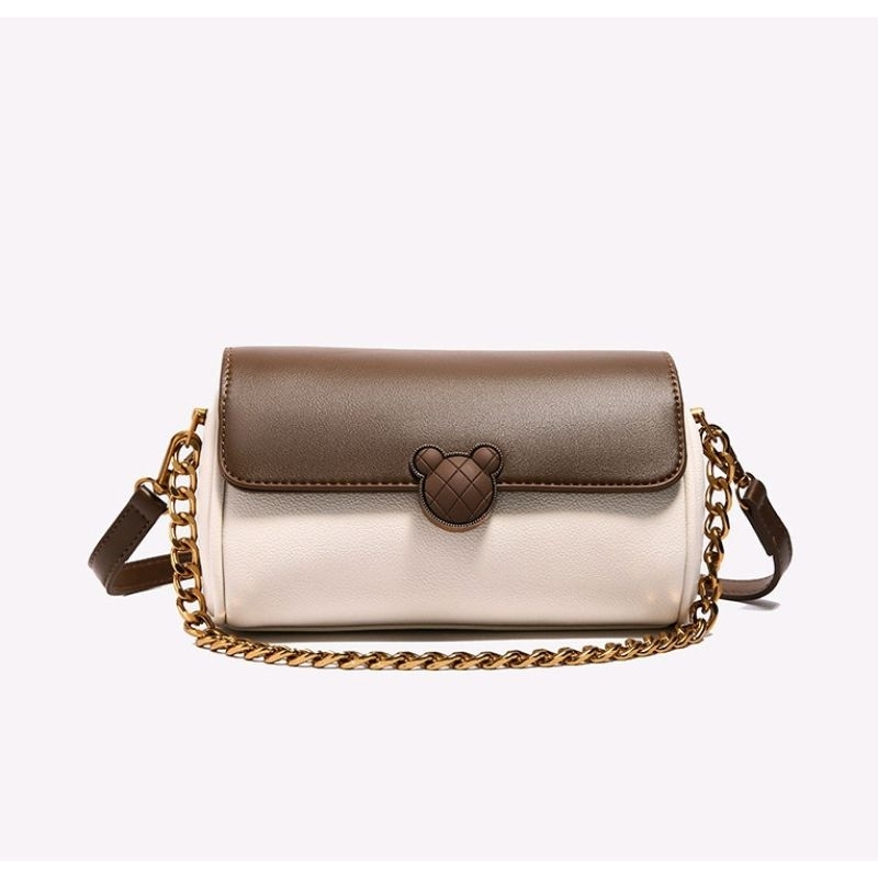 HAMA PRODUK 501 Fashion Import Style LK Brand ShoulderBag SlingBag Wanita Kulit PU Tali Rantai Tebal