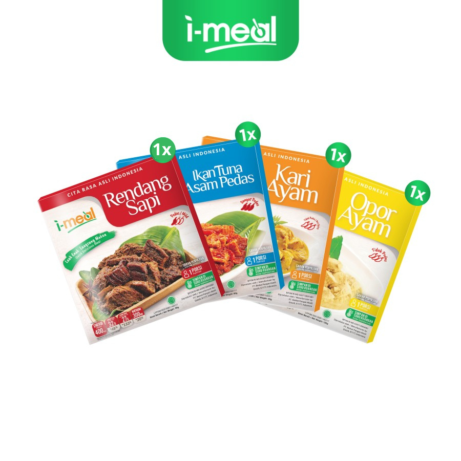 

i-meal Lunch Package 1 - paket hemat i-meal 4 pcs