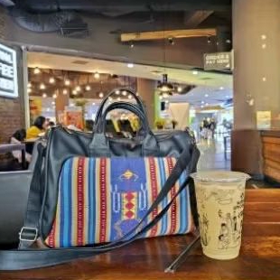 TAS ETNIK HANDMADE KULIT ANYAMAN MOTIF BATIK TENUN