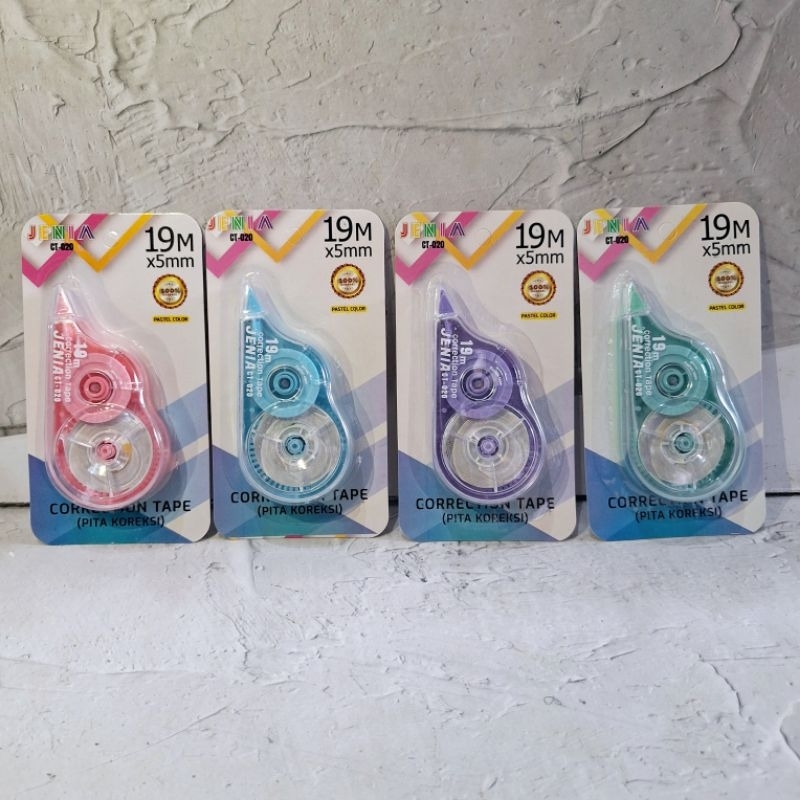 

D3W! (12 Pcs) Tipex Roll Jenia CT-020 19M