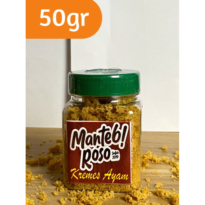 

Kremes Ayam Orginal 50Gram Manteb Roso