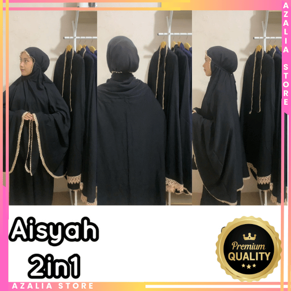 Mukena Katun Rayon Jumbo Aisyah 2 in 1 – Grosir Mukena Murah & Adem