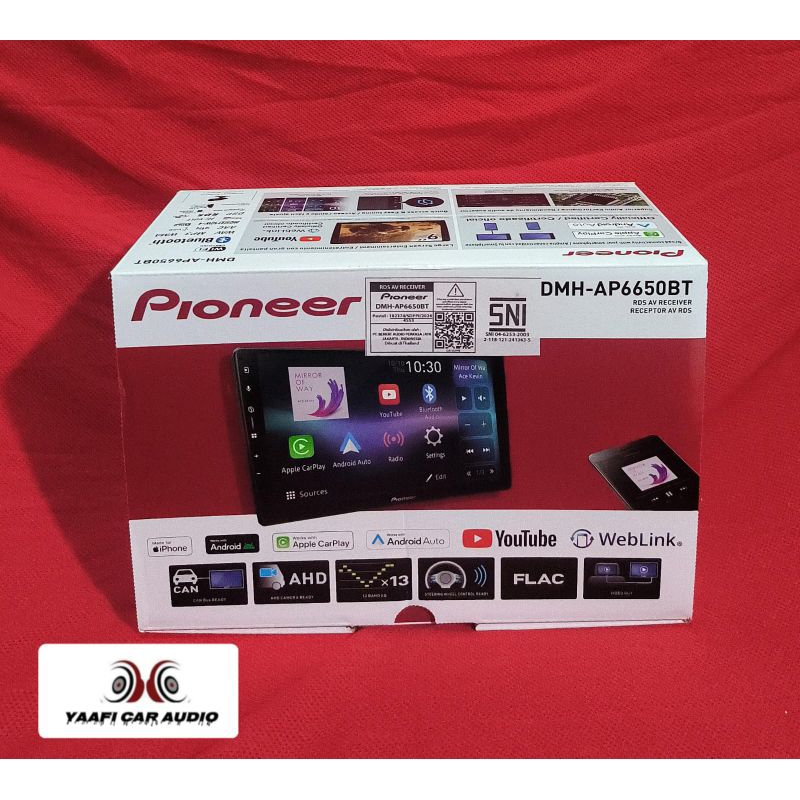 Pioneer DMH-AP6650BT - Head Unit Pioneer Car Android Pioneer DMH - Carplay - Android Auto Weblink CO
