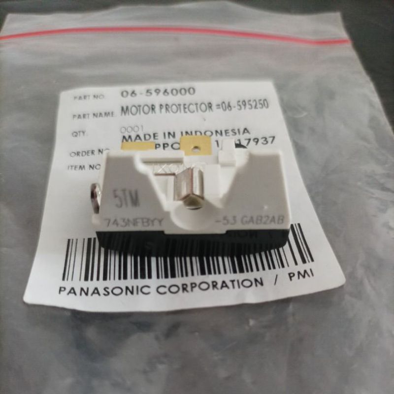 relay kulkas panasonic 2 pintu original